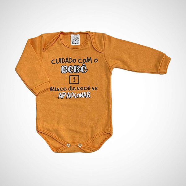 Body Manga Longa Tamanho P Petutinha