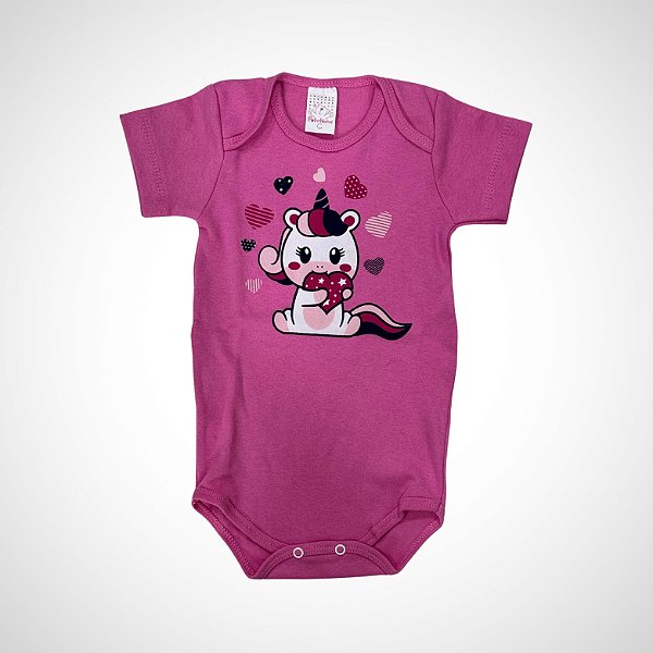 Body Manga Curta Tamanho G Petutinha