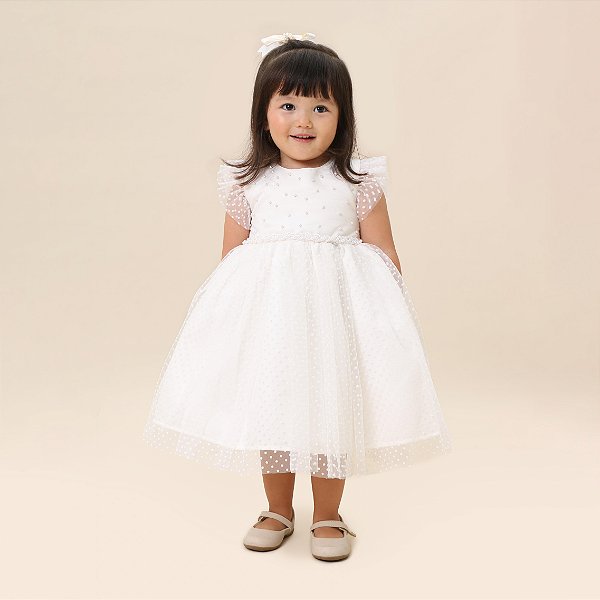 VESTIDO POA COM PÉROLAS