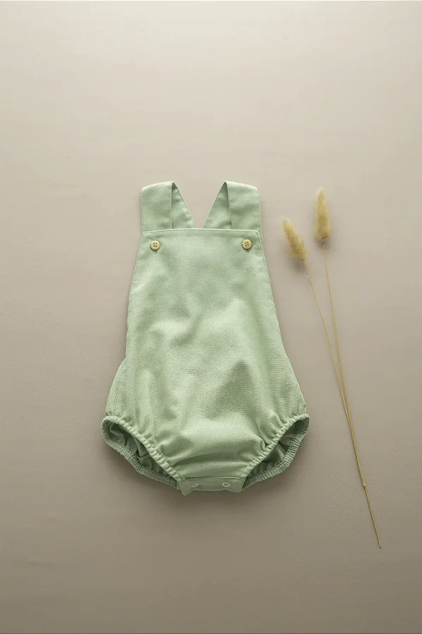 Romper Smile Pinguin - Verde Flora