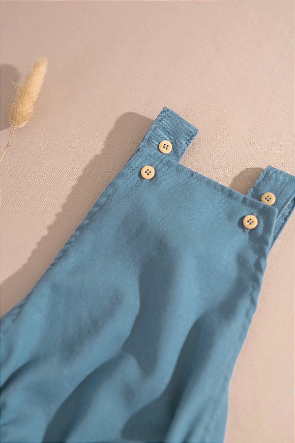 Romper Smile Pinguin - Azul Denim