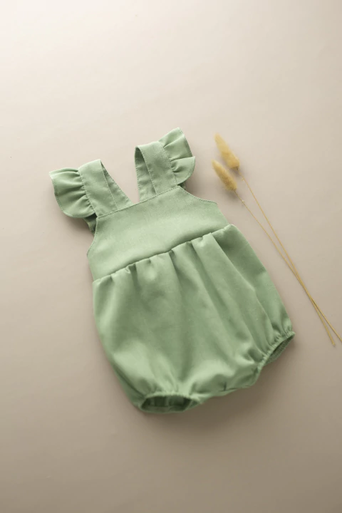 Romper Mafe Pinguin - Menta