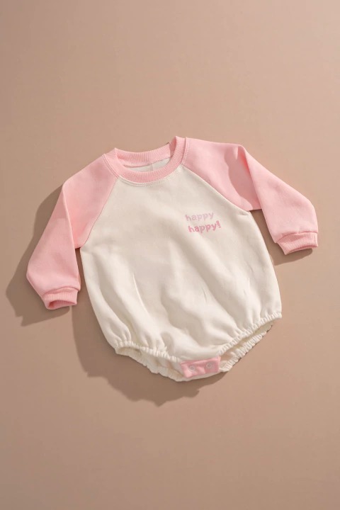 Body Moletom Pinguin - Rosa