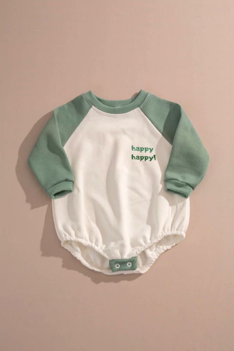 Body Moletom Pinguin - Verde