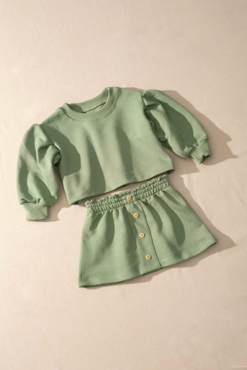Conjunto Infantil Pinguin Eva - Menta