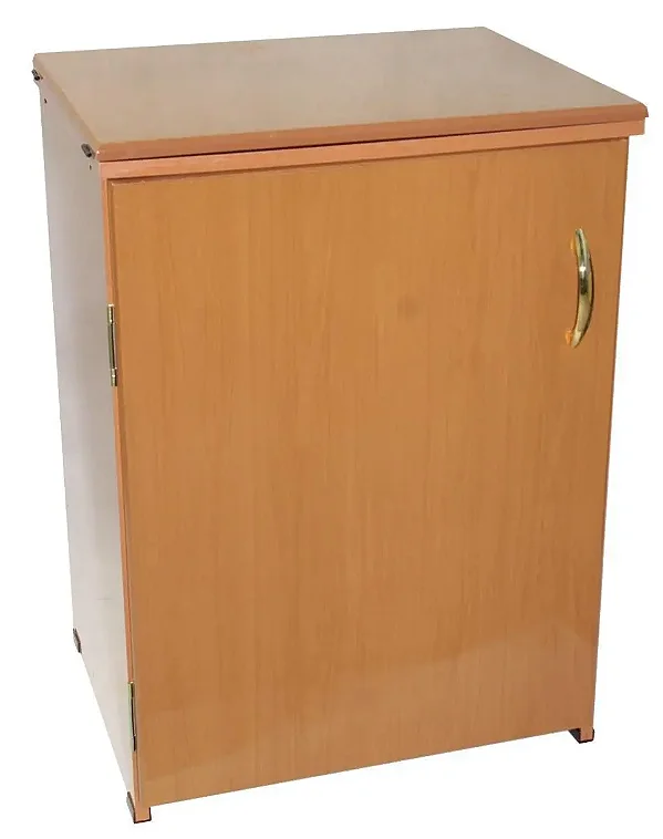 Gabinete Simples Para Máquina Doméstica - Cor: Cedro