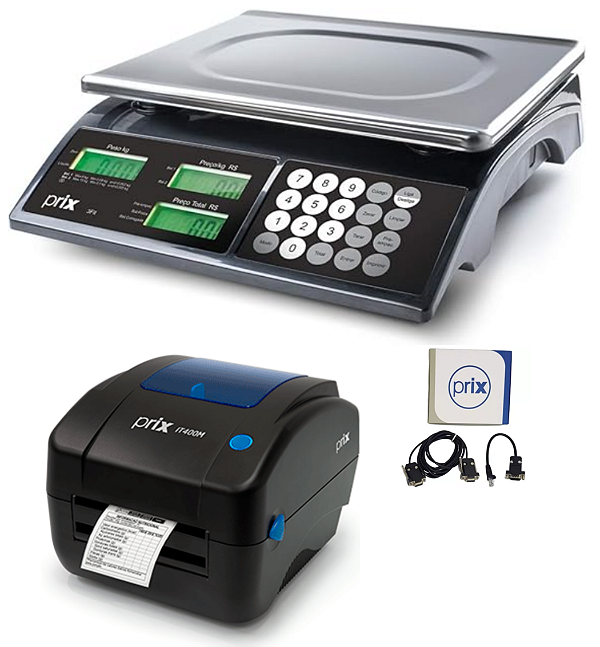 Balança Prix Fit + Impressora/Cabo Toledo do Brasil