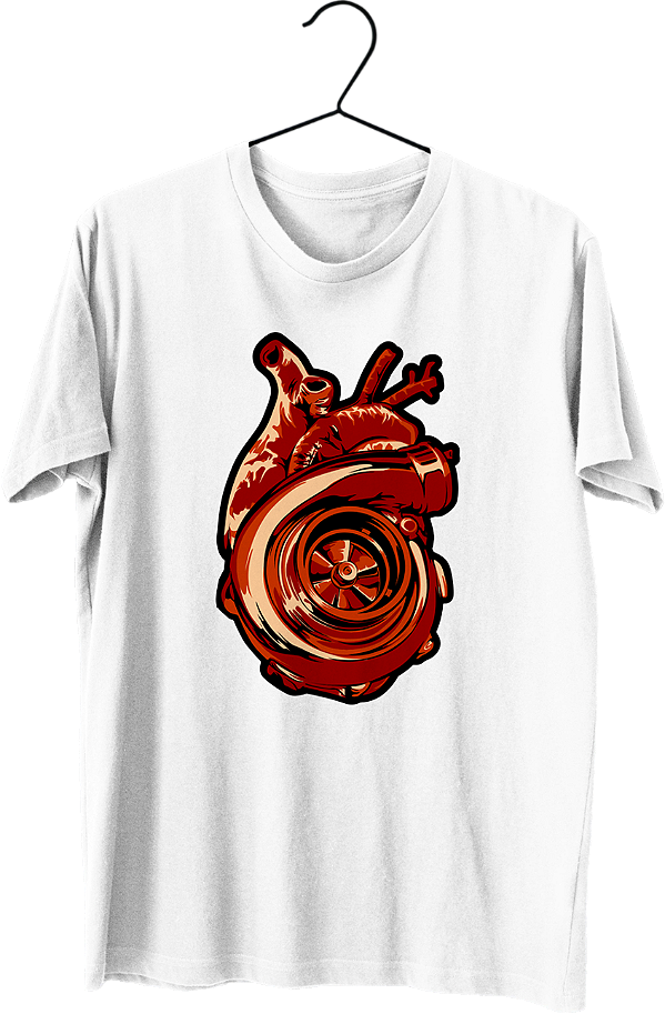 Camiseta Coração Turbina