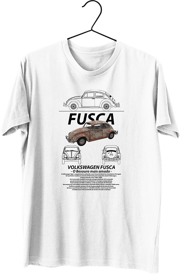Camiseta Fusca Biografia