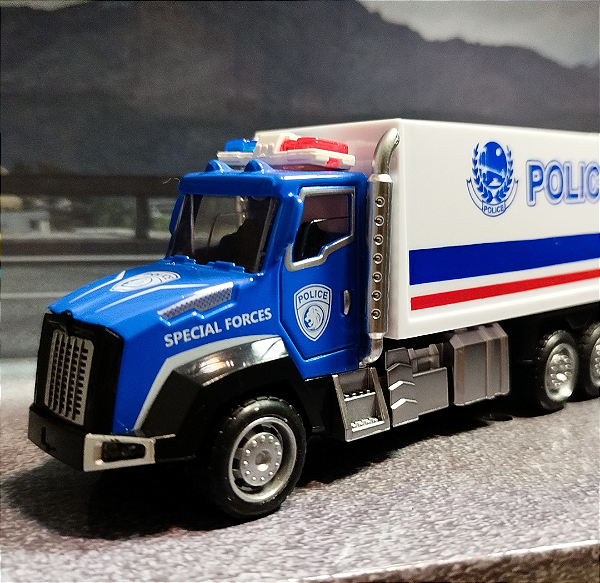 Miniatura - Caminhão Police