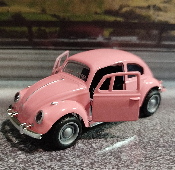 Miniatura - Fusca Rosa