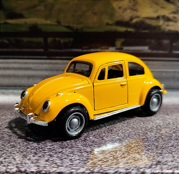 Miniatura - Fusca Amarelo