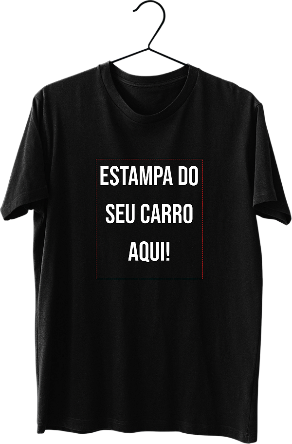 Camiseta Personalizada - Seu carro na estampa!