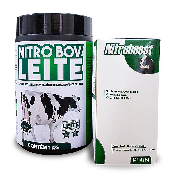 Suplemento para Vaca de Leite Nitro Boost + Nitro Bov Combo 1 kg
