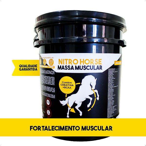 Suplemento para Cavalo Nitro Horse Massa Muscular 10 kg