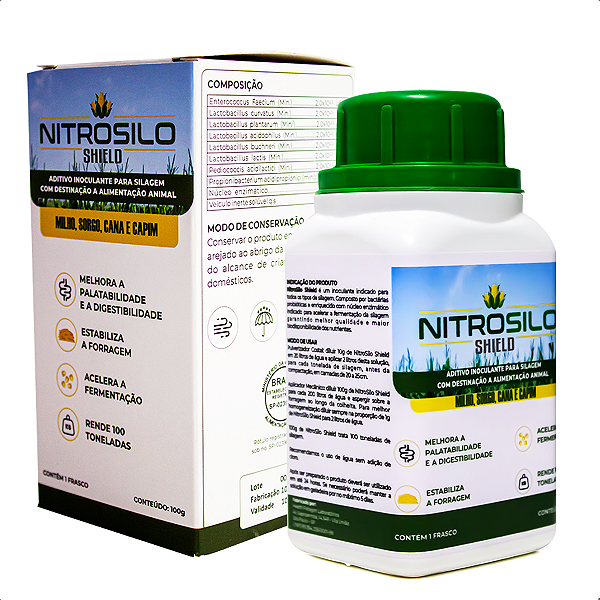 Nitro Silo 100g Inoculante para silagem