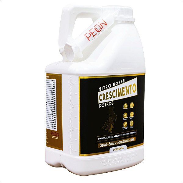 Suplemento para Cavalo Nitro Horse Crescimento Potro - 5 Litros