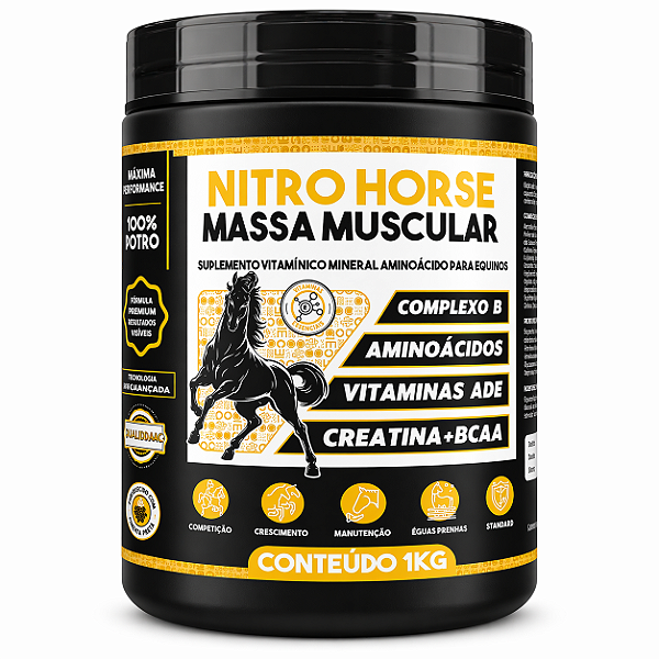 Nitro Horse Massa Muscular 01 kg