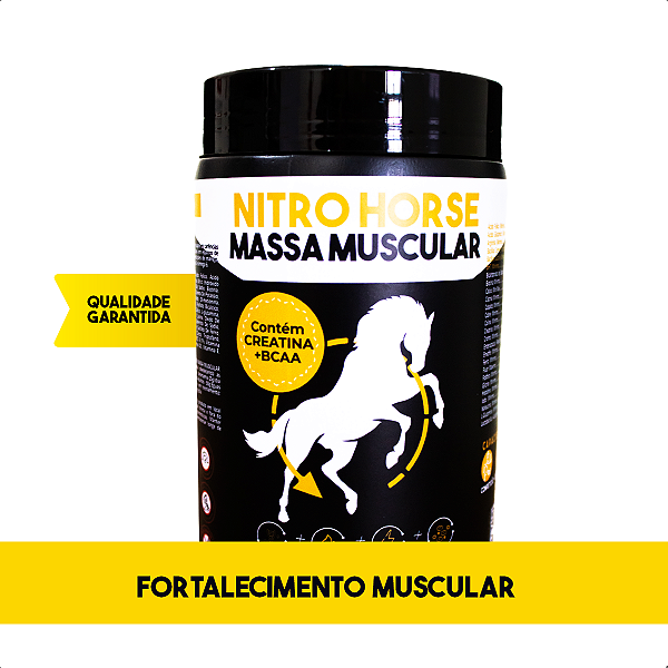 Suplemento para Cavalo Nitro Horse Massa Muscular 01 kg