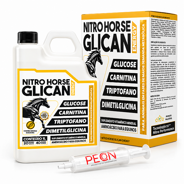 NITRO HORSE GLICAN ENERGY 1 LITRO