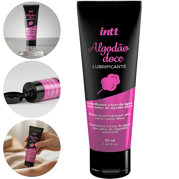 Lubrificante Algodão Doce Intt A Base de Água 50ml