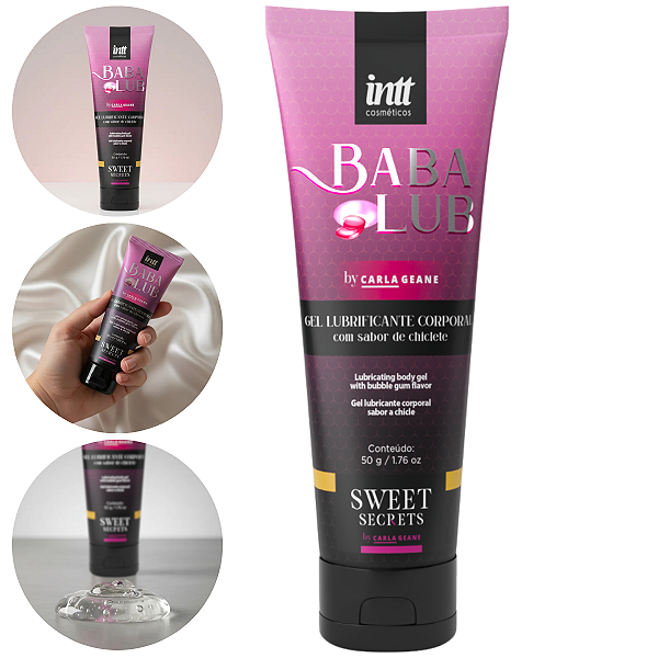 Lubrificante Íntimo Baba Lub Intt Chiclete Comestível 50ml