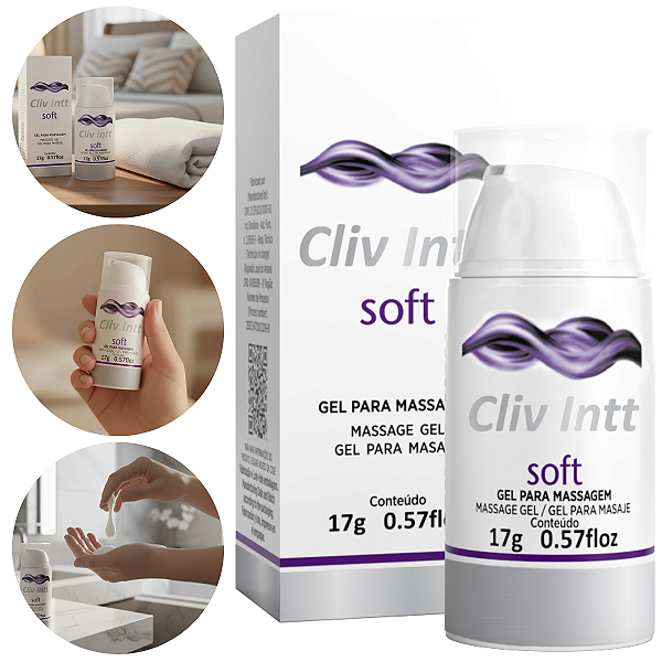 Cliv Soft Gel Anestésico Dessensibilizante  Intt para Massagem 17gr