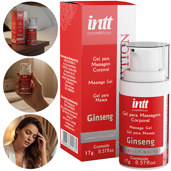Gel Estimulante Feminino Excitation Intt Pulsa e Aquece 17g