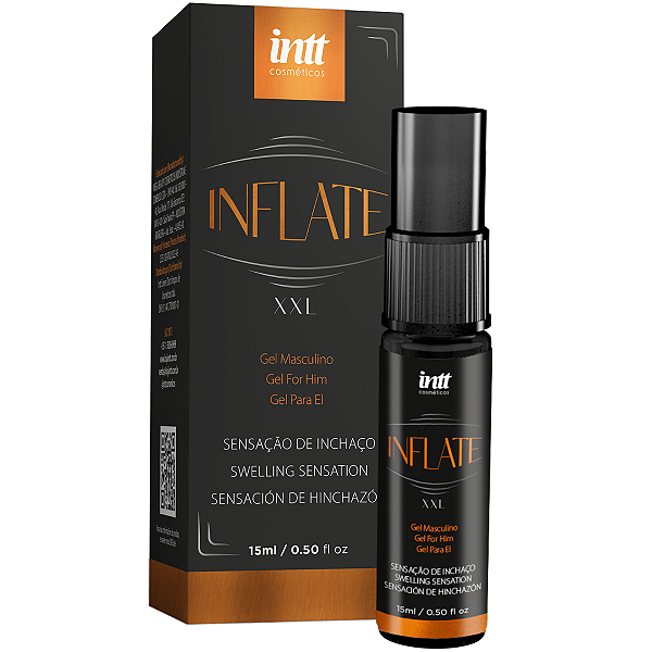Gel Masculino Inflate XXL Intt Sensação de Inchaço 15ml
