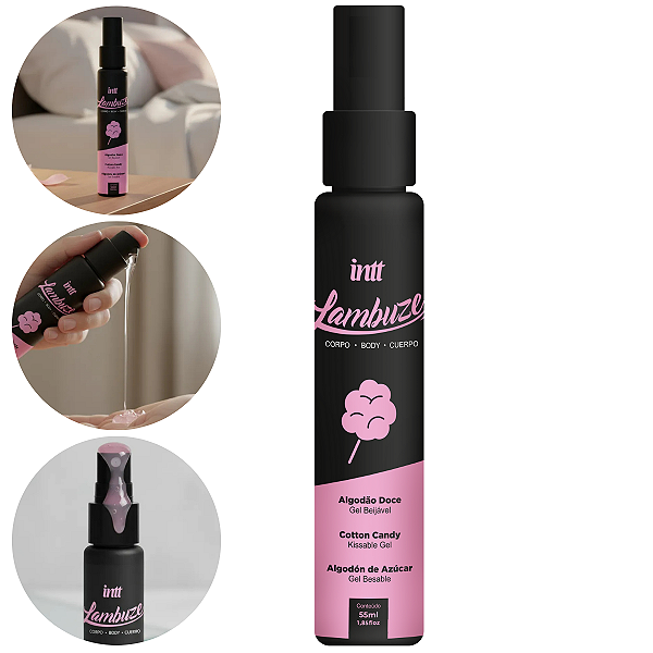 Gel Beijável Lambuze Intt Algodão Doce 55ml