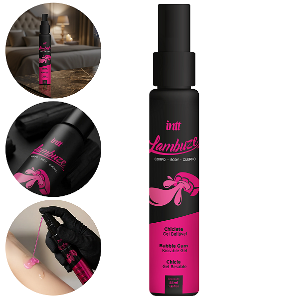 Gel Beijável Lambuze Intt Chiclete 55ml