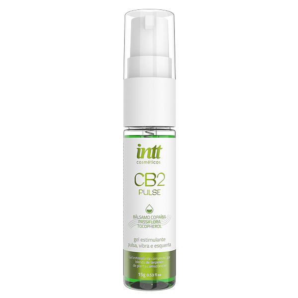 Gel Estimulante CB2 Pulse Excitante Íntimo Vibra e Esquenta Intt 15g