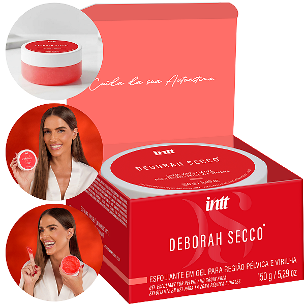 Gel Esfoliante Íntimo Deborah Secco Intt Para Clarear e Renovar a Virilha 150g