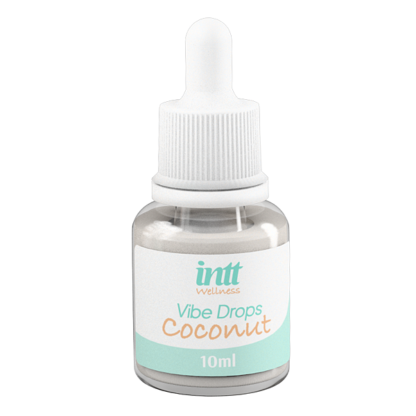 Gel Estimulante Intt Vibe Drops Coconut 10ml Vibra, Pulsa e Esquenta