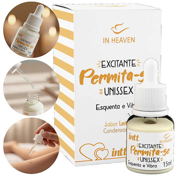 Gel Excitante Unissex Permita-se Intt Leite Condensado 15ml