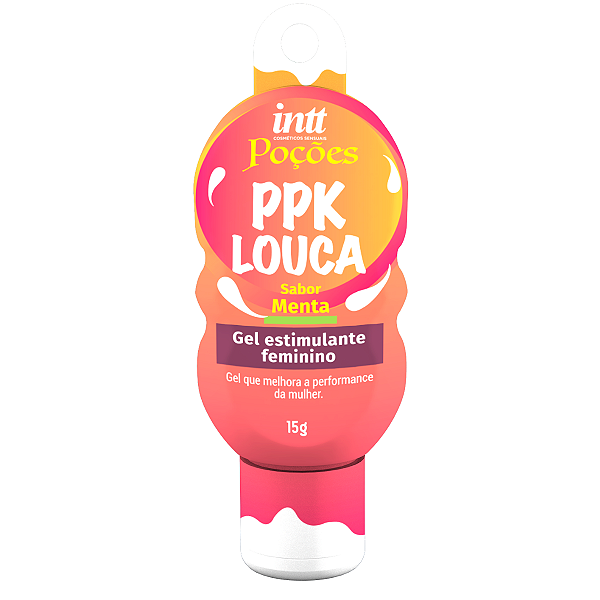 Gel Estimulante Feminino PPK Louca Intt Sabor Menta 15g
