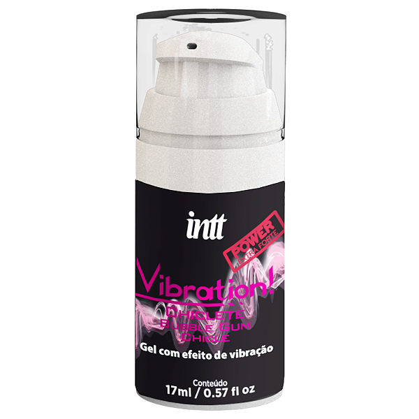 Vibration Power Lubrificante Vibra Intt Sabor Chiclete 17ml