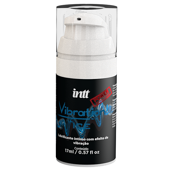 Gel Excitante Vibration Power Intt Com Vibração e Sabor Ice Menta 17ml