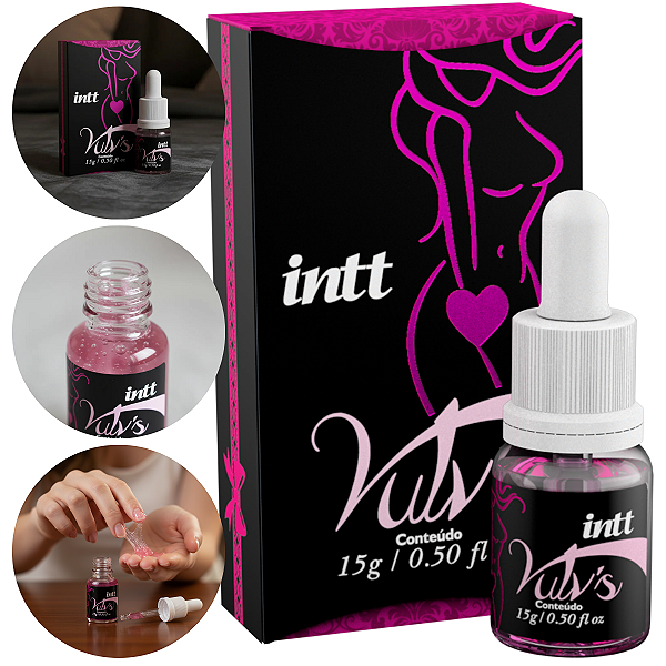 Gel Excitante Vulv’s Intt 4 em 1 Com Efeitos Estimulantes Doce 15gr