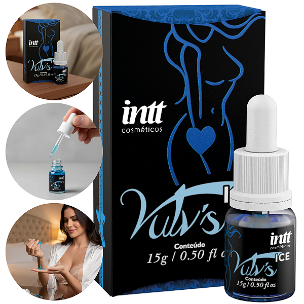 Gel Lubrificante Vulv’s Esquenta/Esfria Intt Sabor Menta 15gr