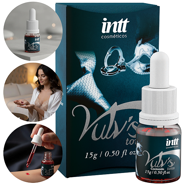 Lubrificante Vulv's Tons Esquenta Estimula Intt Vinho Tinto 15g