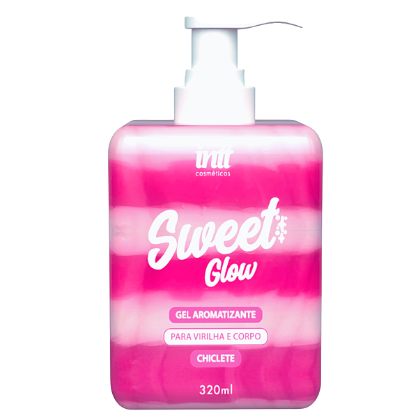 Gel Hidratante Corporal Sweet Glow Intt Sabor Chiclete 320ml