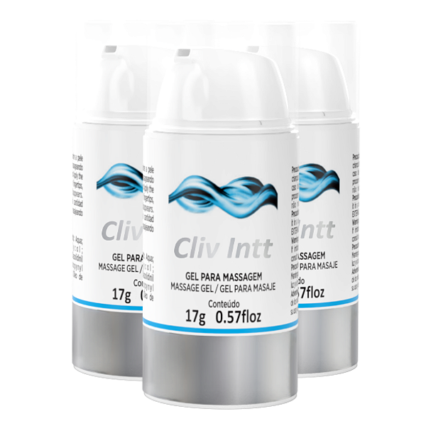 Cliv Gel para Massagem Dessensibilizante Intt 17g Kit 3 und