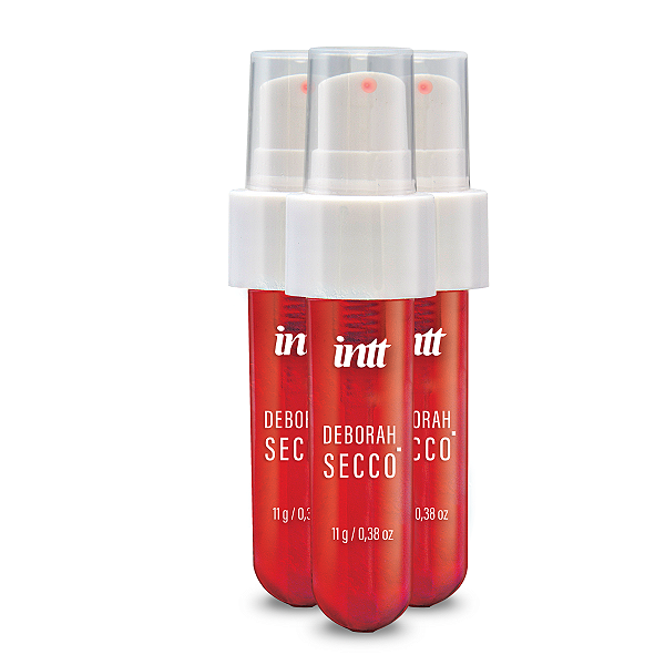 Calda Beijável Quente Déborah Secco Intt Frutas Vermelhas 11g - Kit 3 und
