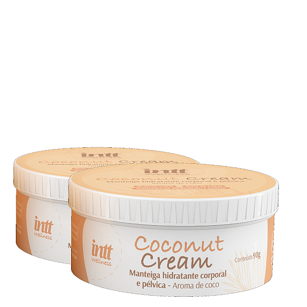 Coconut Cream Manteiga Hidratante Intt Aroma Coco 90g - kit 2 und