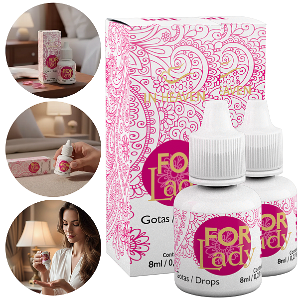 For Lady In Heaven Intt Gotas 8ml - Kit 2 und