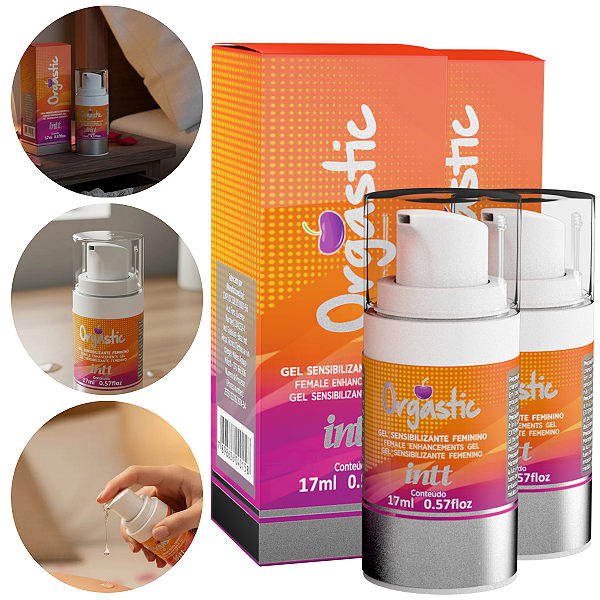 Orgastic Gel Sensibilizante Feminino Intt 17ml - Kit 2 und
