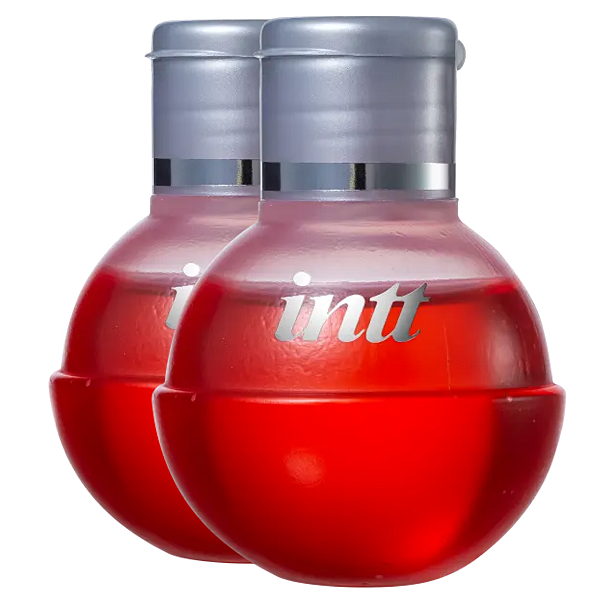 Fruit Sexy Gel Beijável Intt Sabor Maça do Amor 40ml - Kit 2 und