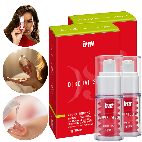Gel Clitoriano Deborah Secco Intt Frutas Vermelhas 17g - Kit 2 und