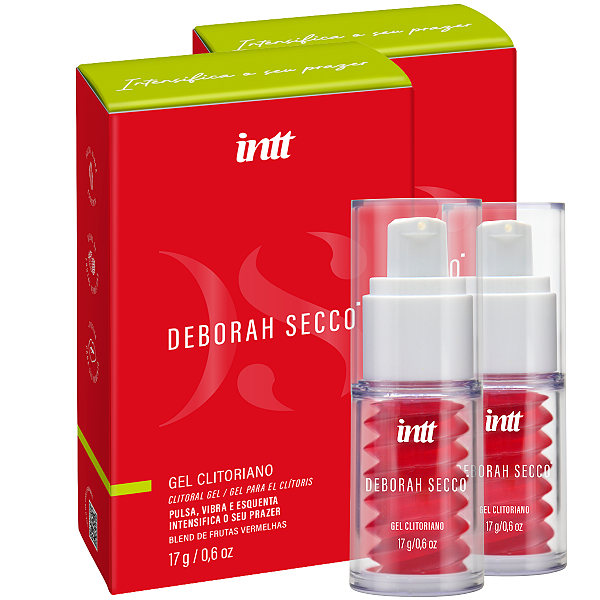 Gel Clitoriano Deborah Secco Intt Frutas Vermelhas 17g - Kit 2 und